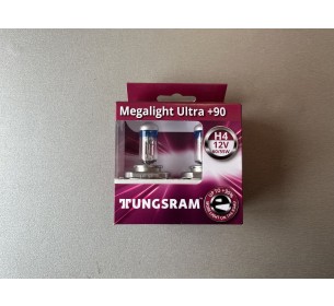 Комплект галогеновых ламп Trungsram H4 +90% Megalight Ultra 12V 55/60W