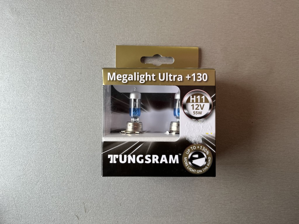 Комплект галогеновых ламп Trungsram H11+130% Megalight Ultra 12V 55W
