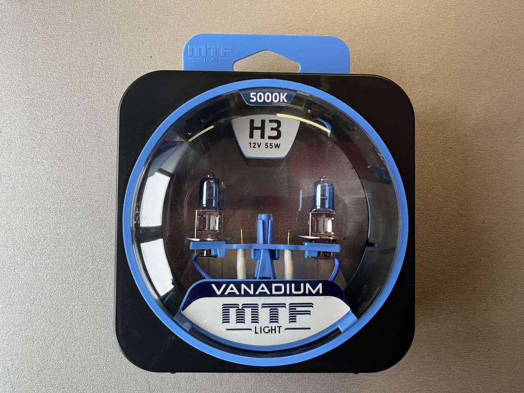 Комплект галогеновых ламп MTF Vanadium 5000K 12V 55W