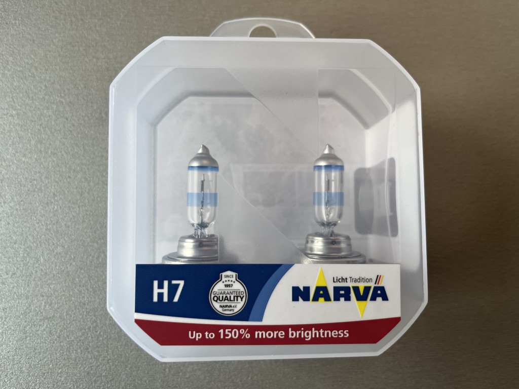 Комплект галогеновых ламп Narva H7 +150% Narva 12V 55W