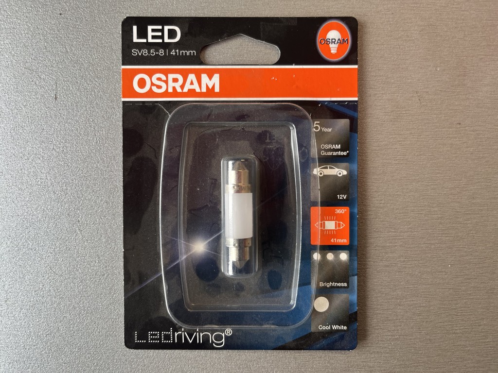 Светодиодная лампа C5W Osram 41mm Cool White 12V