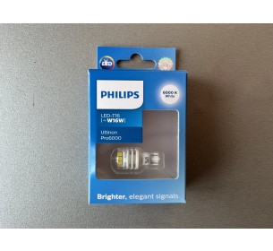 Светодиодные лампы W16W Philips Ultinon Pro6000 6000K 12V